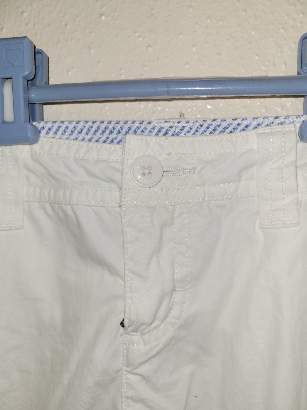 Tommy Hilfiger Y2k White Cargo Low Rise Capri's  Size 1 - Picture 5 of 6